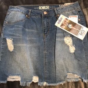 Rewash brand Jean skirt !